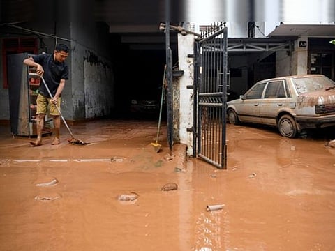 Jakarta and surrounding districts have struggled to cope since a storm on New Year's Eve left large areas underwater.