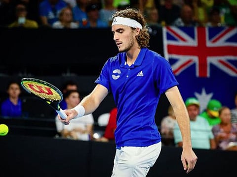 Stefanos Tsitsipas lost his cool at the ATP Cup.
