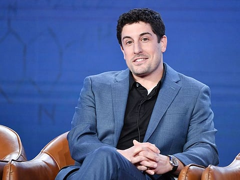 PASADENA, CALIFORNIA - JANUARY 07: Jason Biggs of 'Out Matched' speaks during the Fox segment of the 2020 Winter TCA Press Tour at The Langham Huntington, Pasadena on January 07, 2020 in Pasadena, California. Amy Sussman/Getty Images/AFP
== FOR NEWSPAPERS, INTERNET, TELCOS & TELEVISION USE ONLY ==