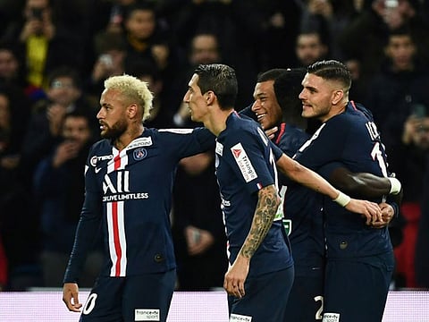 PSG thumped St-Etienne in the League Cup.