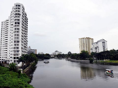 Kochi: A view of flats to be demolished as per the order of Supreme Court at Maradu in Kochi, Sunday, Sept. 15, 2019. The Supreme Court had on Sept. 6 ordered the demolition of illegal flats in Kochi's Maradu Panchayat by Sept.20 for violation of Coastal Regulation Zone (CRZ) rules. The matter involves demolition of 400 flats in five apartment complexes.