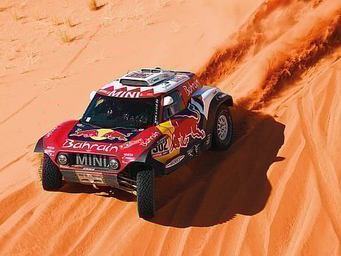 Stephane Peterhansel won the sixth stage.