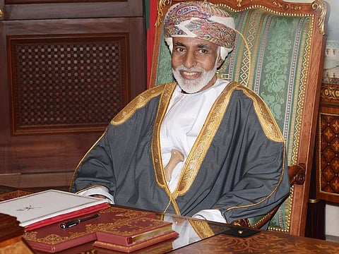 Sultan Qaboos of Oman presides over his first cabinet meeting since returning from medical treatment in Germany