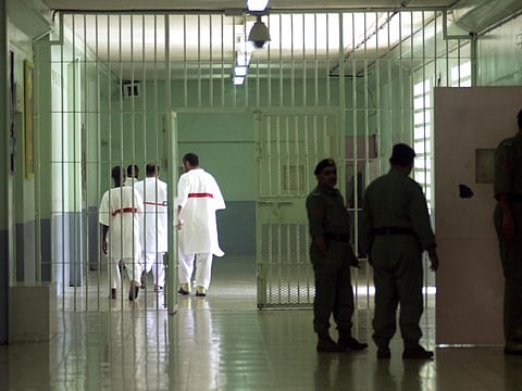 A view of a lobby inside the Dubai Police Central Jail.