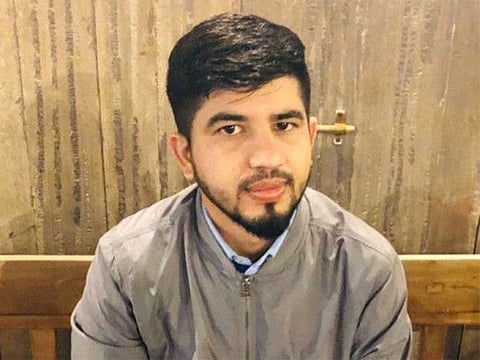 Taxi driver Modassar Khadim who turned a saviour for Indian student Raechel Rose who lost her wallet with her UK student visa.