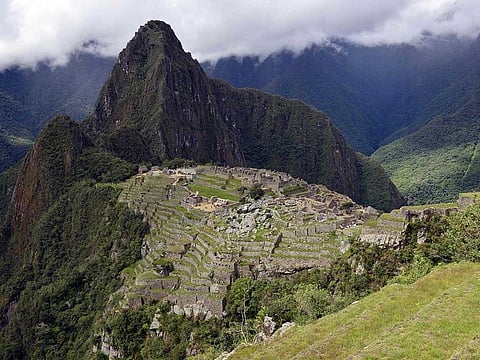 The Machu Picchu complex in Peru.