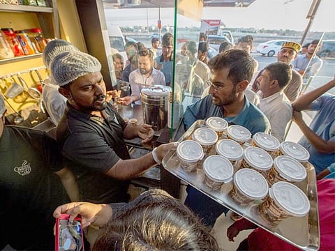 Karak tea being served at a cafeteria. Picture for illustrative purposes only.