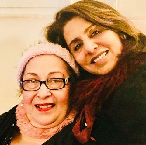 Ritu Nanda with Neetu Kapoor