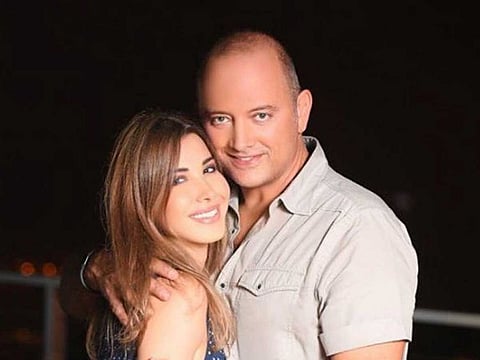 Ajram with her husband, Al Hashem