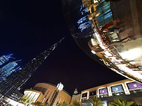 A picture taken on January 15, 2020 shows a view of Burj Khalifa, the world's tallest tower, in Dubai.