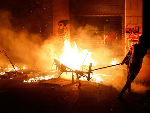 The rage is not being doused... Lebanon is still mulling over whether it should drop the twin official pegs on its currency. But for now, it's all of talk and little of actual solutions.