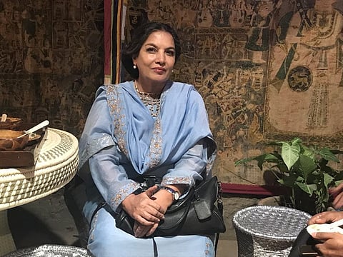New Delhi: Actress Shabana Azmi during 'JIYO Live It' programme at the Asian Heritage Foundation, in New Delhi on Oct 6, 2018. (Photo: IANS)