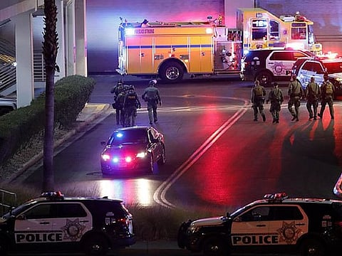 A shooting at Fashion Show Mall in Las Vegas that has left three people injured.