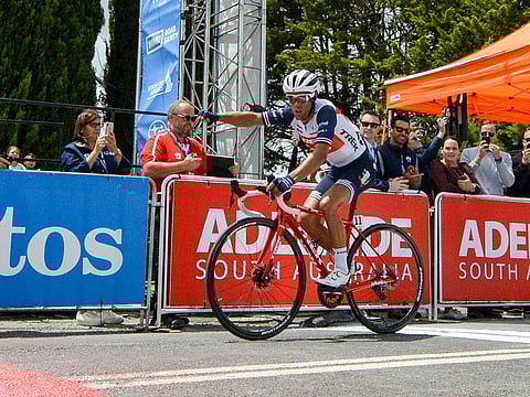 Richie Porte wins Stage 3 of Tour Down Under.