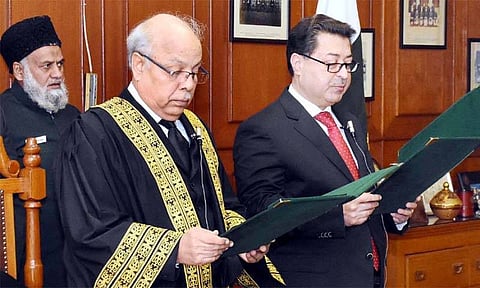 Sikandar Sultan Raja was sworn in as Pakistan's new Chief Election Commissioner on Monday.