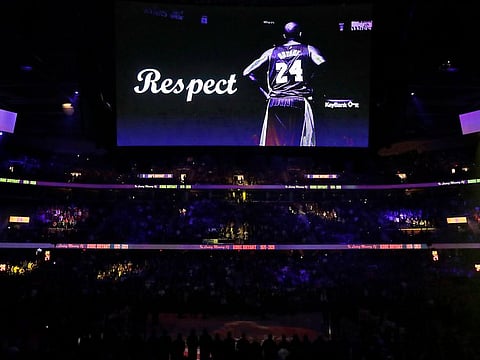 Kobe Bryant never let success get in the way of seeking perfection. That's a life lesson for business leaders anywhere. File picture shows a moment of tribute before an NBA basketball game between the Cleveland Cavaliers and the New Orleans Pelicans on January 28 in Cleveland.