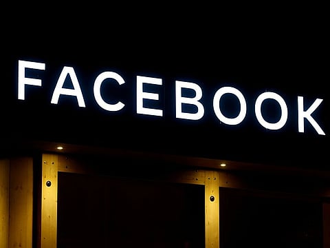 The logo of Facebook is seen in Davos, Switzerland January 20, 2020.