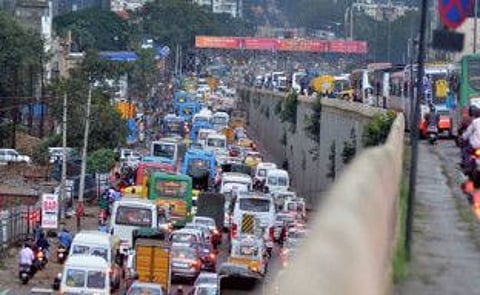 The traffic situation in Bengaluru has become a nightmare for residents.