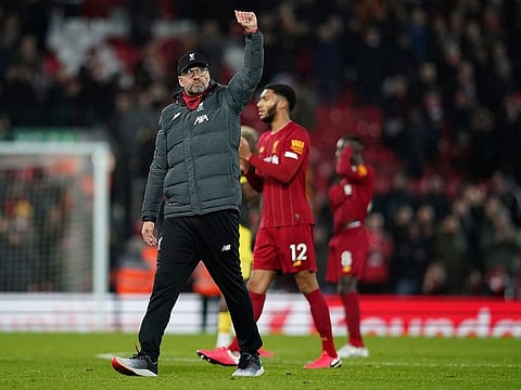 Liverpool's manager Jurgen Klopp is now playing a waiting game