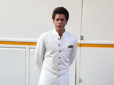 Mumbai: Actor Shah Rukh Khan on the sets of dance reality show "Dance Plus 5" in Mumbai on Jan 20, 2020. (Photo: IANS)