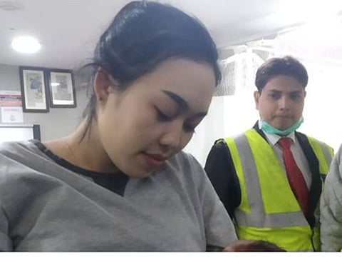 The unnamed woman passenger went into labour mid flight