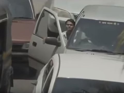 A still from the Mumbai Police video.