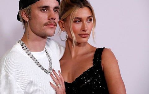Singer Justin Bieber and his wife Hailey Baldwin.