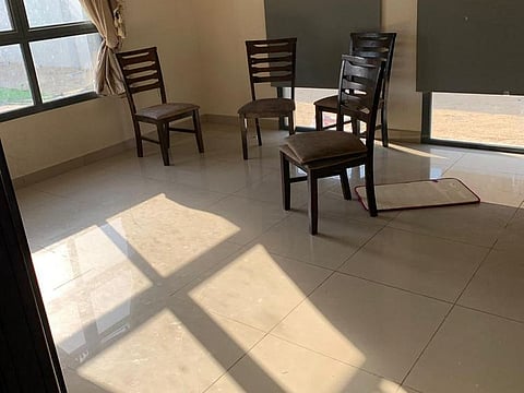 The house from which the four kids and their mother were evicted