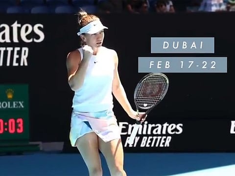 Simona Halep has confirmed she will play in Dubai