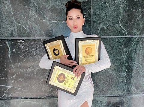 Sunny Leone and her beauty brand honoured in Thailand
