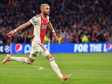 Ajax's Moroccan midfielder Hakim Ziyech