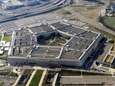 The Pentagon building in Washington, DC.