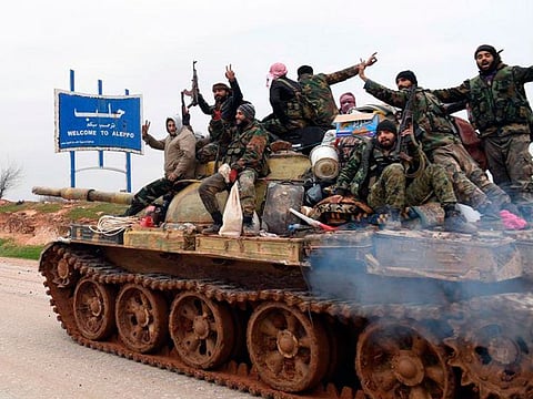 Syrian troops, and their Iranian allies in Syria.