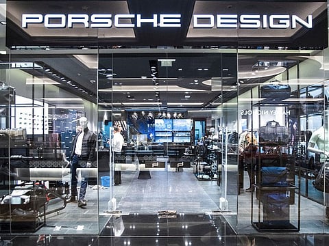 The new Porsche Design store at Mall of the Emirates. The brand is being reintroduced into UAE market through an alliance with Jashanmal.