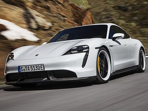 Going electric! Bill Gates has shunned Tesla and bought a Porsche Taycan.