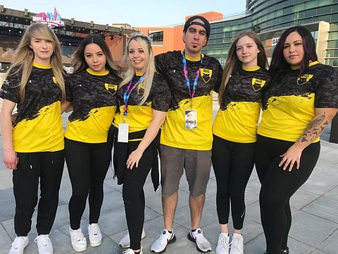 Grit and girl power shown by two time Counter Strike: Global Offencive World Champions Dignitas, representing North America.