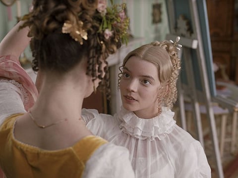 Anya Taylor-Joy as Emma Woodhouse in director Autumn de Wilde's film "Emma'.