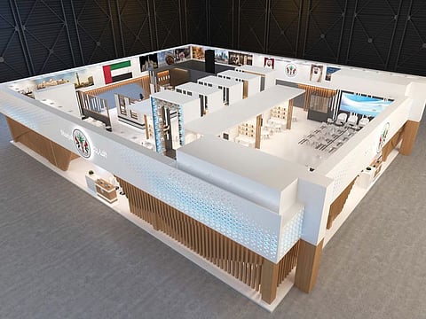 The Sharjah stand design at the London Book Fair 2020