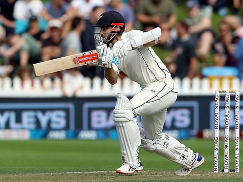 New Zealand skipper Kane Williamson in action during their Test series win against India earlier this year.