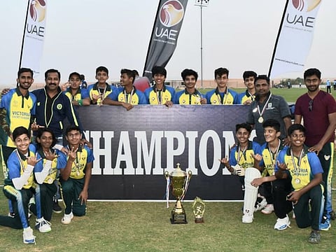 Victoria Cricket Academy emerged as the champions of the Under-15 Emirates Cricket League championship