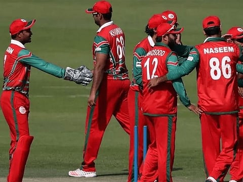 Oman were playing in the UAE at the T20 World Cup qualifiers