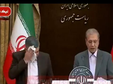 Iraj Harirchi, a deputy health minister who has been the face of the government's campaign against the virus