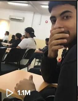 Ameer Elsayed Hashem blurts out his best Sinatra rendition mid-lesson