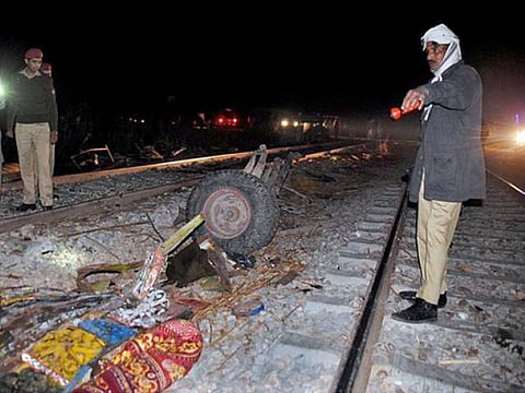 The accident took place on Friday night near the Rohri railway station in Sukkur city