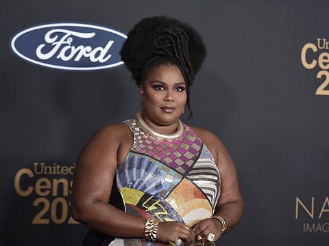 Lizzo arrives at the 51st NAACP Image Awards at the Pasadena Civic Auditorium on Saturday, Feb. 22, 2020, in Pasadena, Calif. (Photo by Richard Shotwell/Invision/AP)