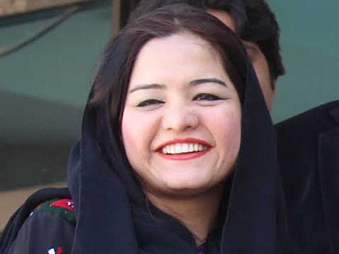 Pakistani human rights activist Jalila Haider receives the International Women of Courage Award in the US.