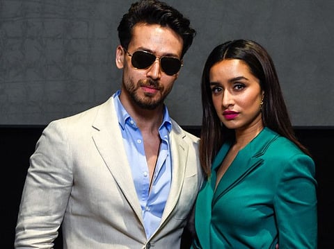 Bollywood celebrities Tiger Shroff and Shraddha Kapoor, during an interview for their upcoming movie Baaghi 3 at Deira City Centre, Vox Cinemas, Dubai. 28th February 2020.