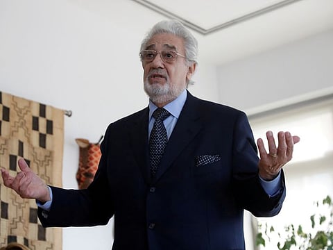 Opera singer Placido Domingo