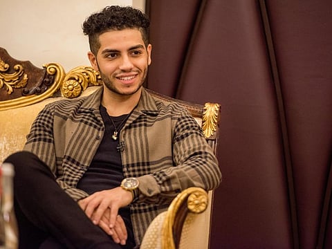 Mena Massoud during the comic con event at the Duabai International exhibition center. Dubai. Photo: Antonin Kélian Kallouche/Gulf News