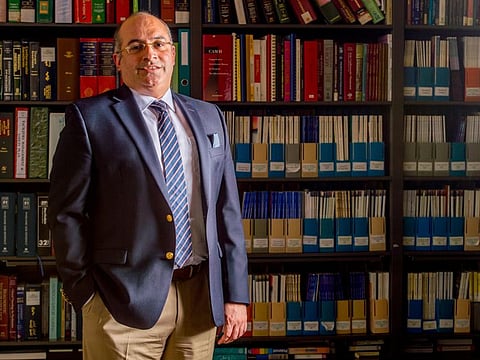 Sherif Bechara, CEO, American Hospital at the Medical Library of the American Hospital, Oud Metha, Dubai.